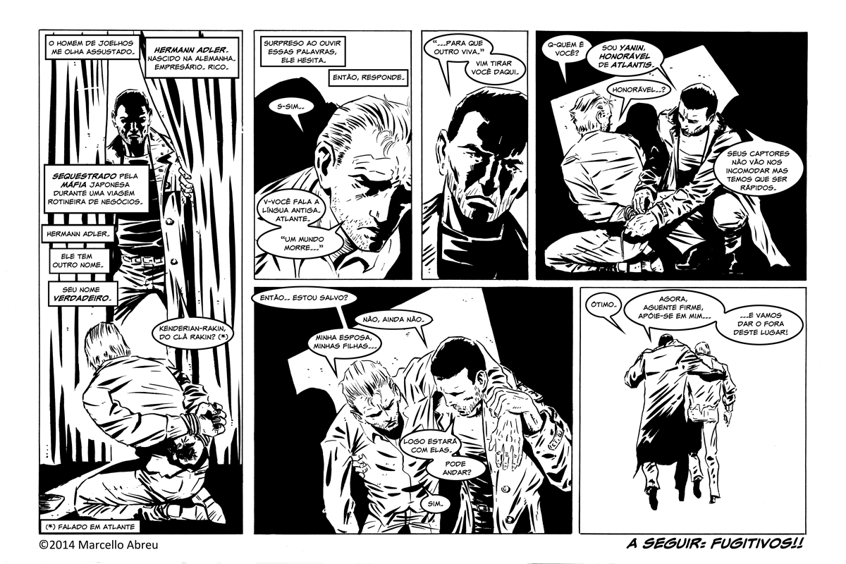 Pagina 3 da webcomic ATLANTE